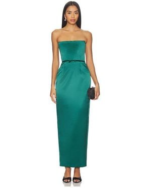 SAU LEE Taylor Dress - Green