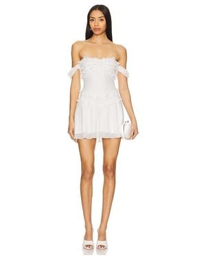 MAJORELLE Charrisse Mini Dress - White