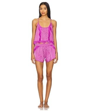 Free People X Intimately Fp Midnight Muse Sleep Set - Pink