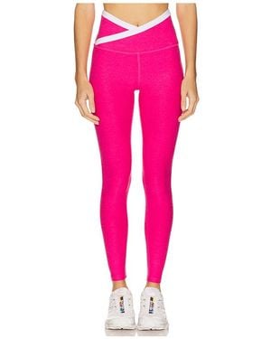 Beyond Yoga Midi-Leggings Mit Hohem Bund Spacedye Outlines - Pink
