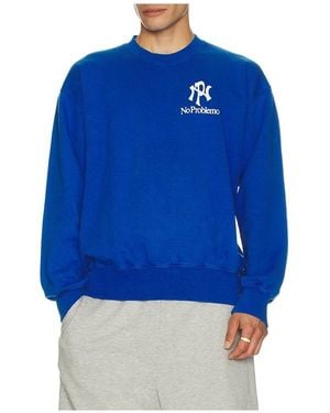 No Problemo Sweatshirt Nyp - Blau