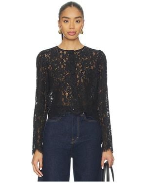 FRAME Blusa Encaje En Color Negro Talla (También En M, S, Xl, Xs)