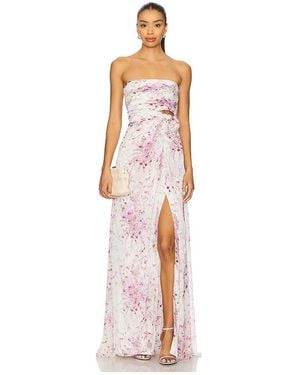 Cinq À Sept Midsummer Bloom Magy Gown - White