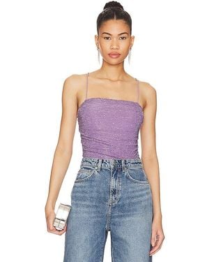 MORE TO COME Olivia Sparkle Cami Bodysuit - Blue