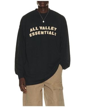 Fear Of God Merch Long Sleeve Tee - Black