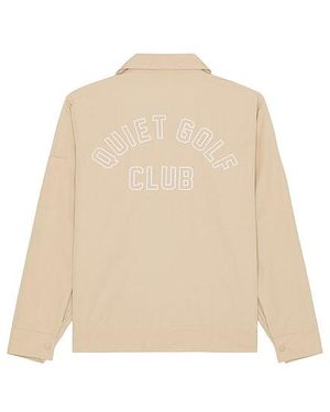 Quiet Golf Qgc Work Jacket - Natural
