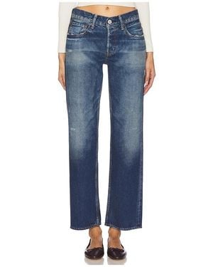 Moussy Ridgefield Straight Low - Blue