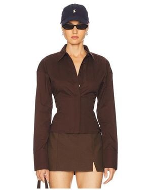 L'academie 'Academie Elsie Shirt - Brown
