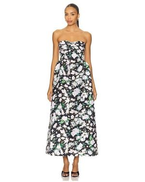 Kika Vargas Rose Dress - White