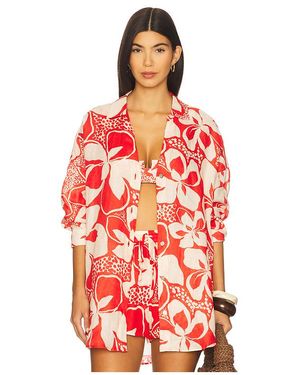 LSPACE Rio Tunic Shirt - Red