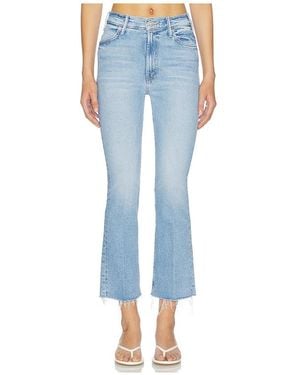 Mother Lil Petite Hustler Ankle Fray Jeans - Blue