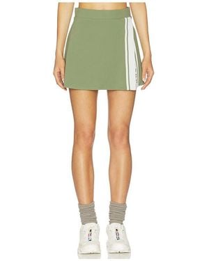 Malbon Baseline Mini Skirt - Green