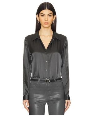 L'Agence 'Agence Tyler Long Sleeve Blouse - ブラック