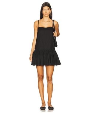 SER.O.YA Krista Linen Mini Dress - Black