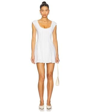 GUIZIO Leila Mini Dress - White