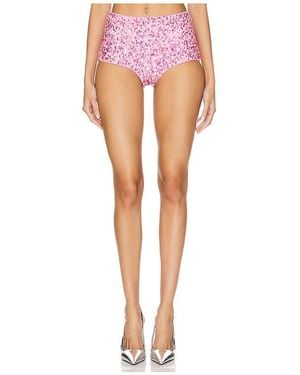 retroféte Braelynn Crystal Hot Short - White