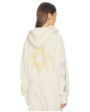 Lauren Moshi Kurze Kapuzenjacke Butterfly Daisy - Natur