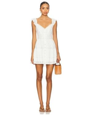 LoveShackFancy Rietta Dress - White