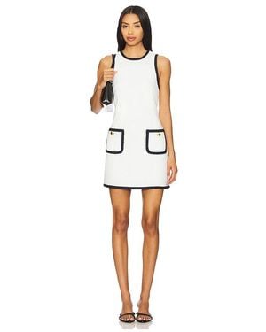 Cinq À Sept Contrast Auden Dress - White
