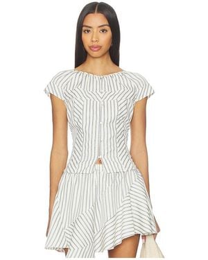 Amanda Uprichard Norina Top - White