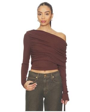 SNDY'S Reena Knit Top - Red