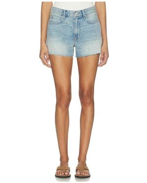 SLVRLAKE Denim Clara Relaxed Mini Short - Blue