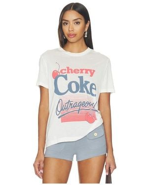 Junk Food Cherry Coke Outrageous Tee - White
