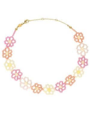 Anni Lu Bloom Choker Necklace - White