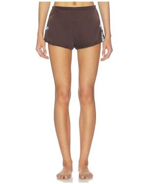 KAT THE LABEL Jean Short - Black