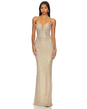 Nookie Abendkleid Lumiere - Natur