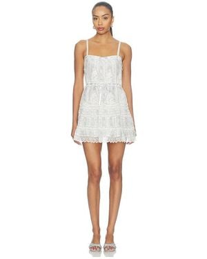 LoveShackFancy Saphirae Dress - White