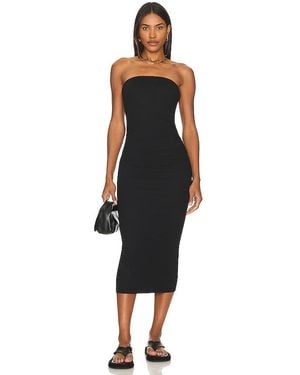 Michael Stars Rosella Strapless Midi Dress - Black