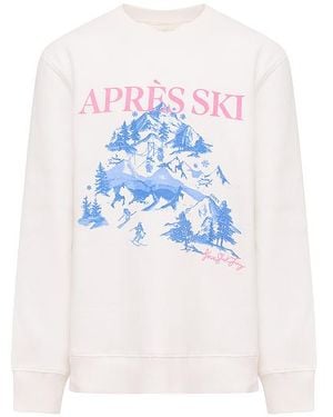 LoveShackFancy Pullover & Sweatshirts Amethyst - Weiß