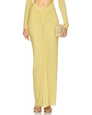 Ronny Kobo Chase Skirt - Yellow