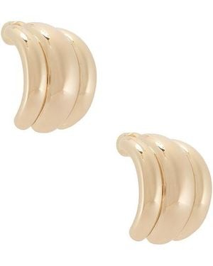 Lili Claspe Elsa Shield Earrings - White