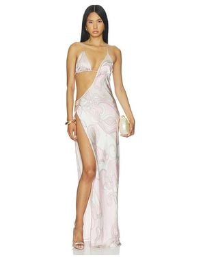 Cin Cin ROBE MAXI VILLA MOONSTONE en Pink - Multicolore