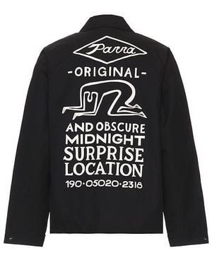 by Parra Midnight Surprise Coach Jacket - Black
