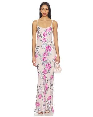 Zhivago Vestido Ista Fiorita En Color Rose Talla (También En 6, 8) - Multicolor