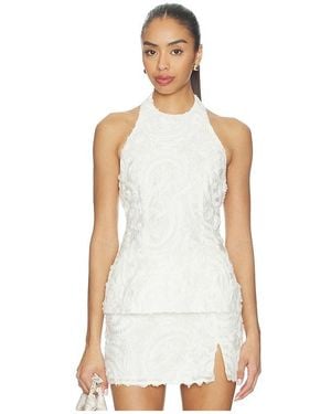 Lovers + Friends Lacy Top - White