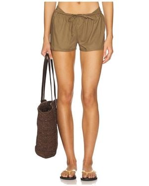 Montce Low-Rise Drawstring Shorts - Green