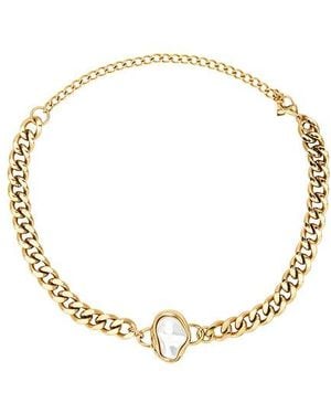 Natalie B. Jewelry Limor Pearl Choker - Black
