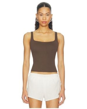 NikeSKIMS Matte Square Neck Tank - White
