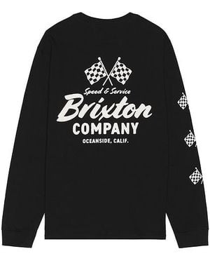 Brixton Wayburn Long Sleeve Tee - Black