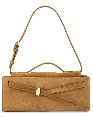 Veronica Beard Suede Dash Clutch - White