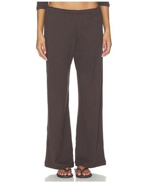 VIR VITA Hilda Pointelle Pant - Brown