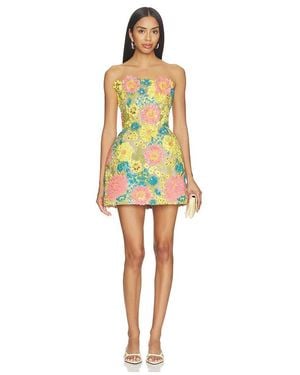 Bronx and Banco Soleil Sequin Maraya Strapless Mini Dress - Yellow