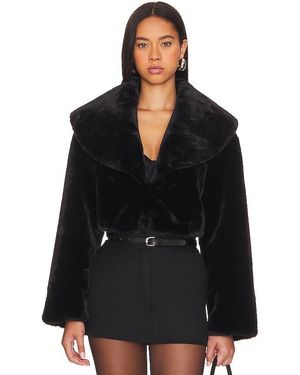 Lamarque Danika Cropped Jacket - Black