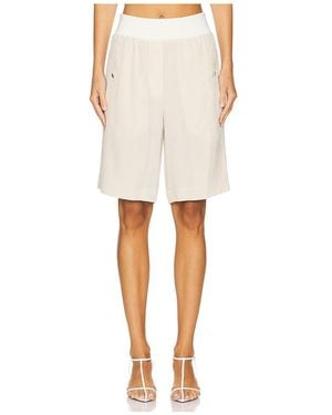 Helmut Lang Bomber Short - Natural