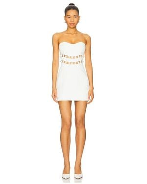 retroféte Kleid Alyce - Weiß