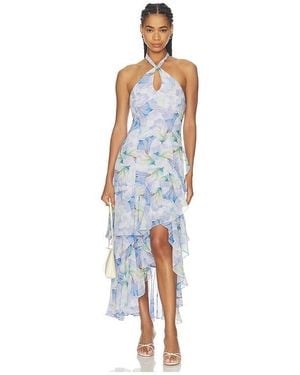 Astr Bethina Dress - Blue